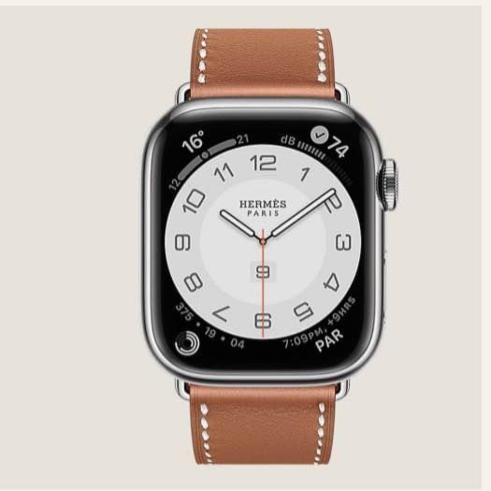Apple Watch Series 8  Hermès - 41mm - LTE - Stainless Steel - Hermès band